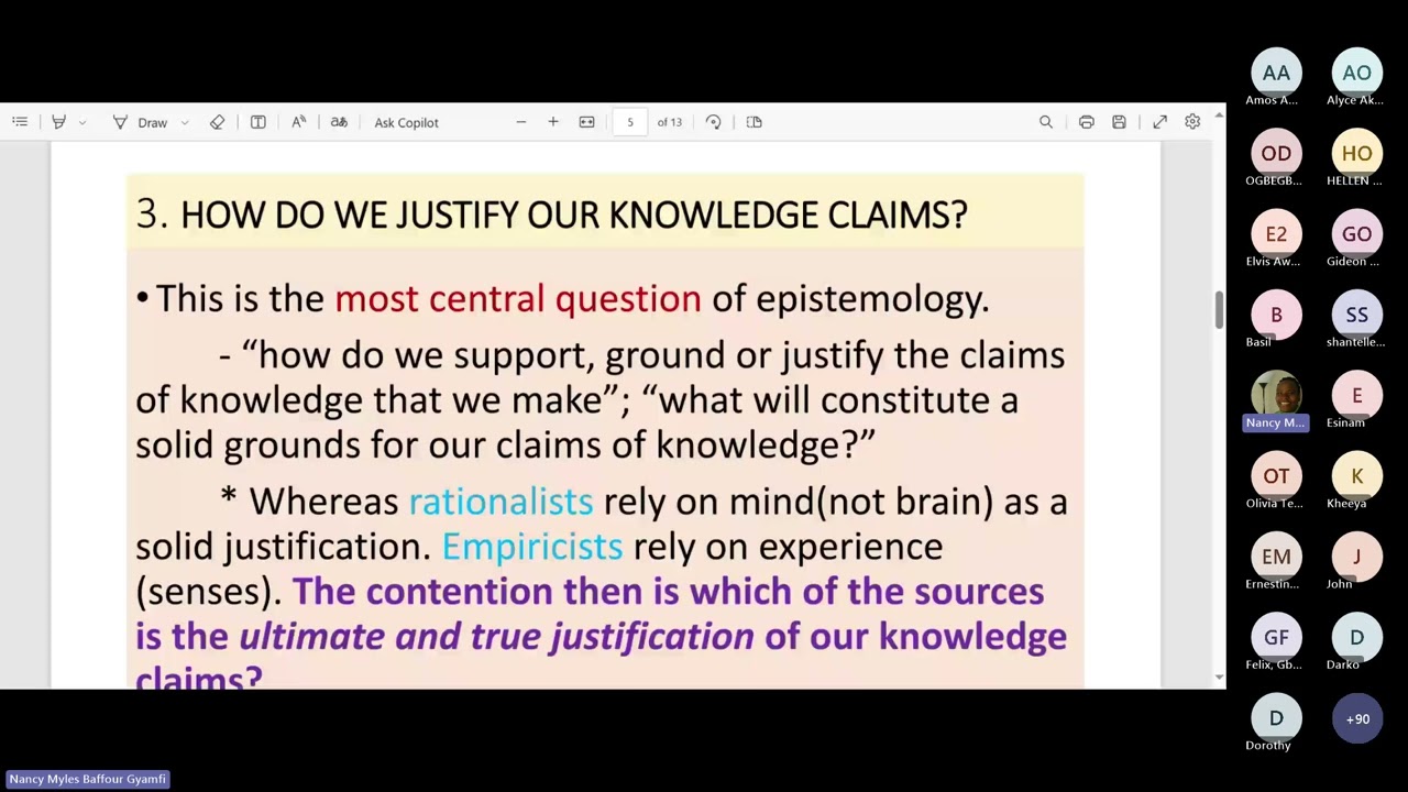 PHCL102 Epistemology/Descartes