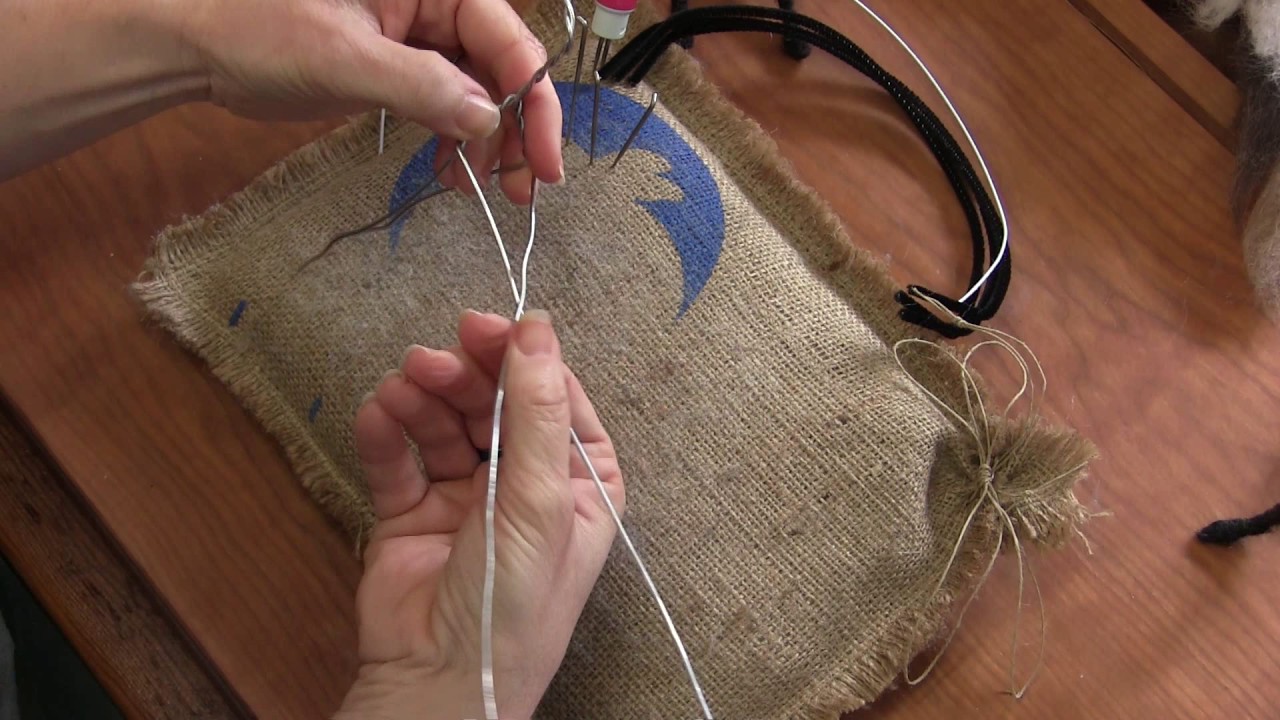 How To Needle Felt Animals - Fox Tutorial 1: Armature and Wrapping