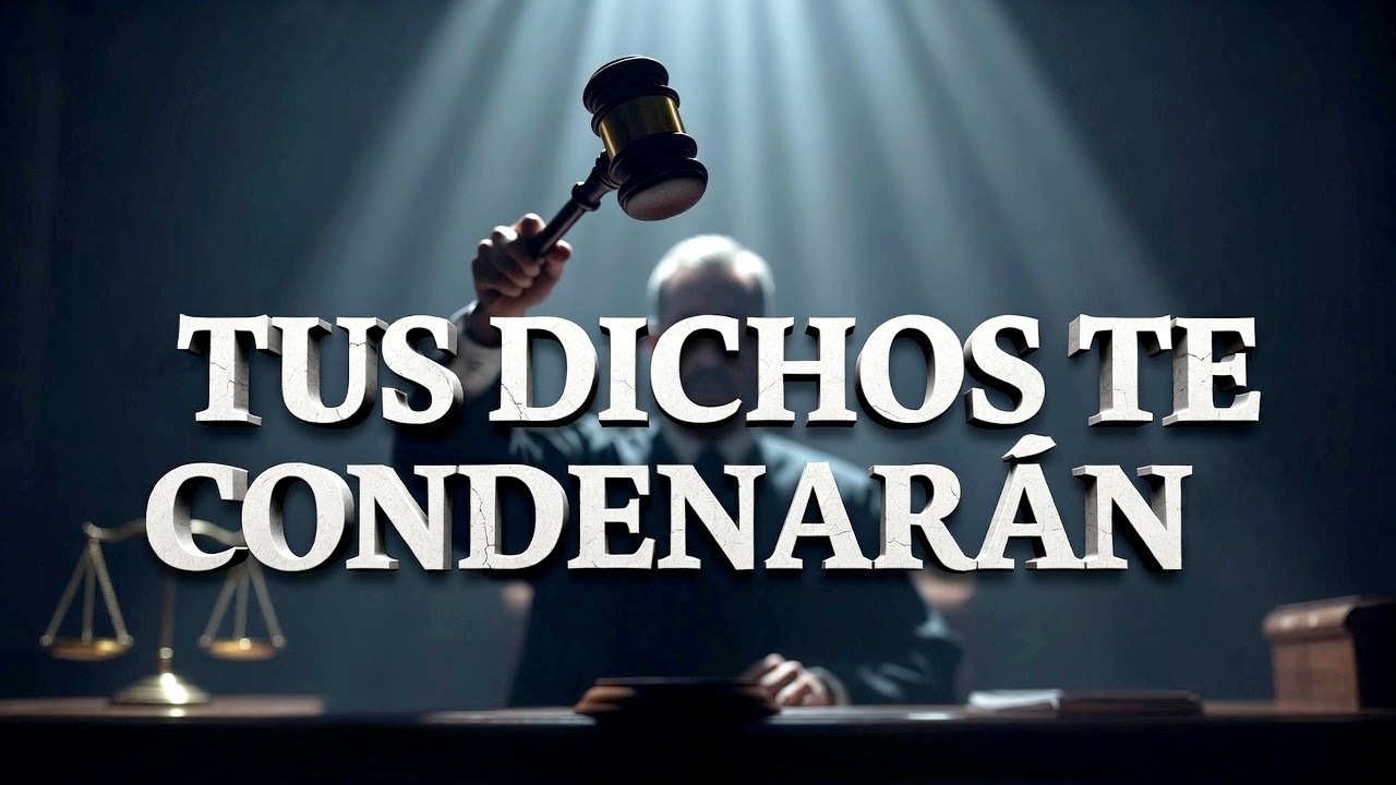 TUS DICHOS TE CONDENARÁN - YOUR WORDS WILL CONDEMN YOU