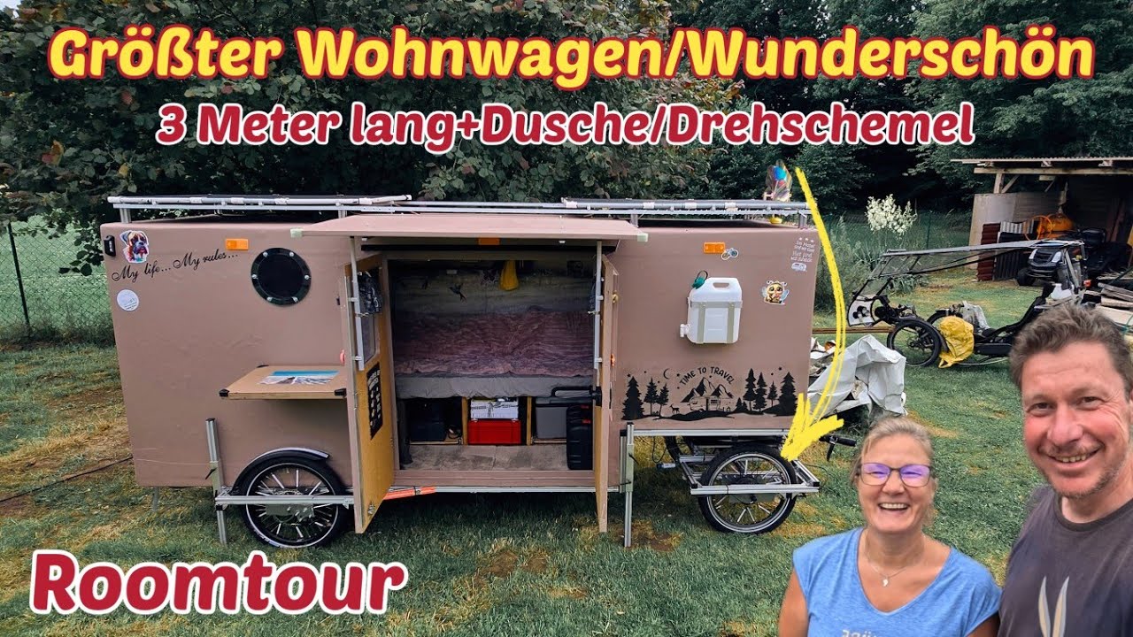 RiesenWohnwagen/3 Meter lang/Roomtour@Claudi2208
