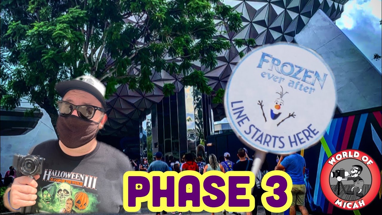 EPCOT at PHASE 3! What crowd levels look like & riding Frozen Ever After