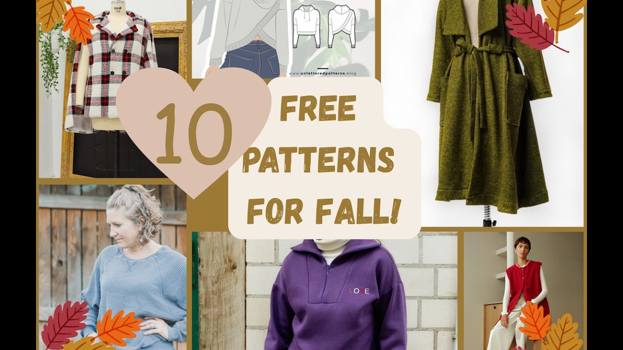 10 Free Fall Sewing Patterns You'll Love!