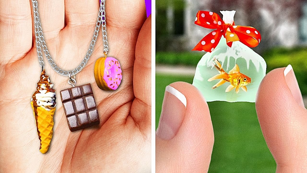 35 ADORABLES MINIATURAS DIY CON ARCILLA POLIMÉRICA Y RESINA