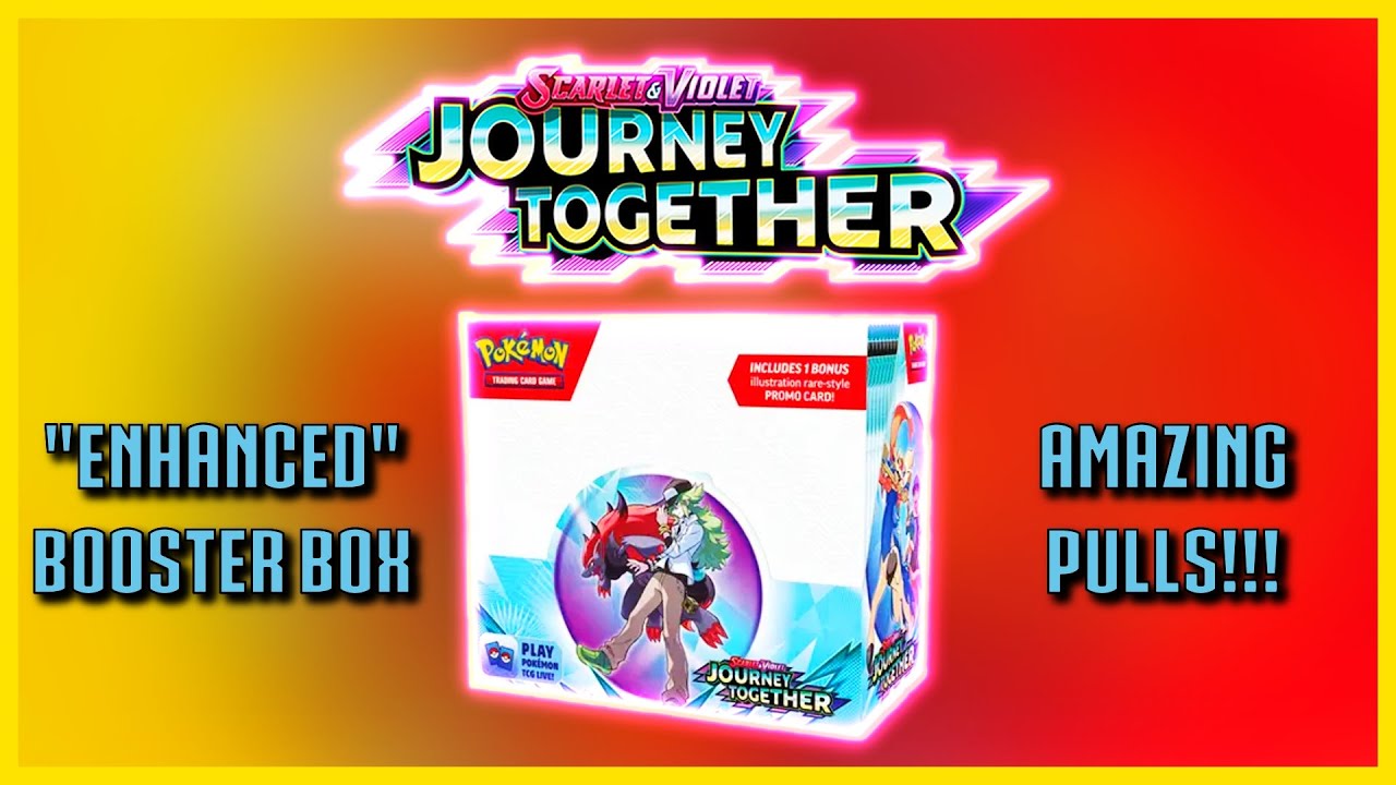 *Pulled 2 Of The Best Cards In The Set!* Pokemon Journey Together Enhanced Booster Box.  *OPENING*