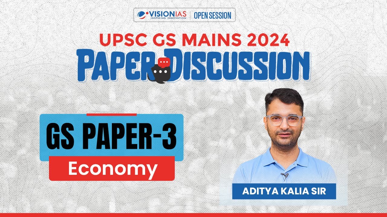 UPSC GS Mains 2024 | GS Paper-3 | Economy