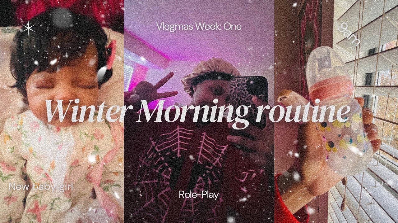 Reborn Baby Winter Morning Routine|Role~Play|Vlogmas Week: One🎄