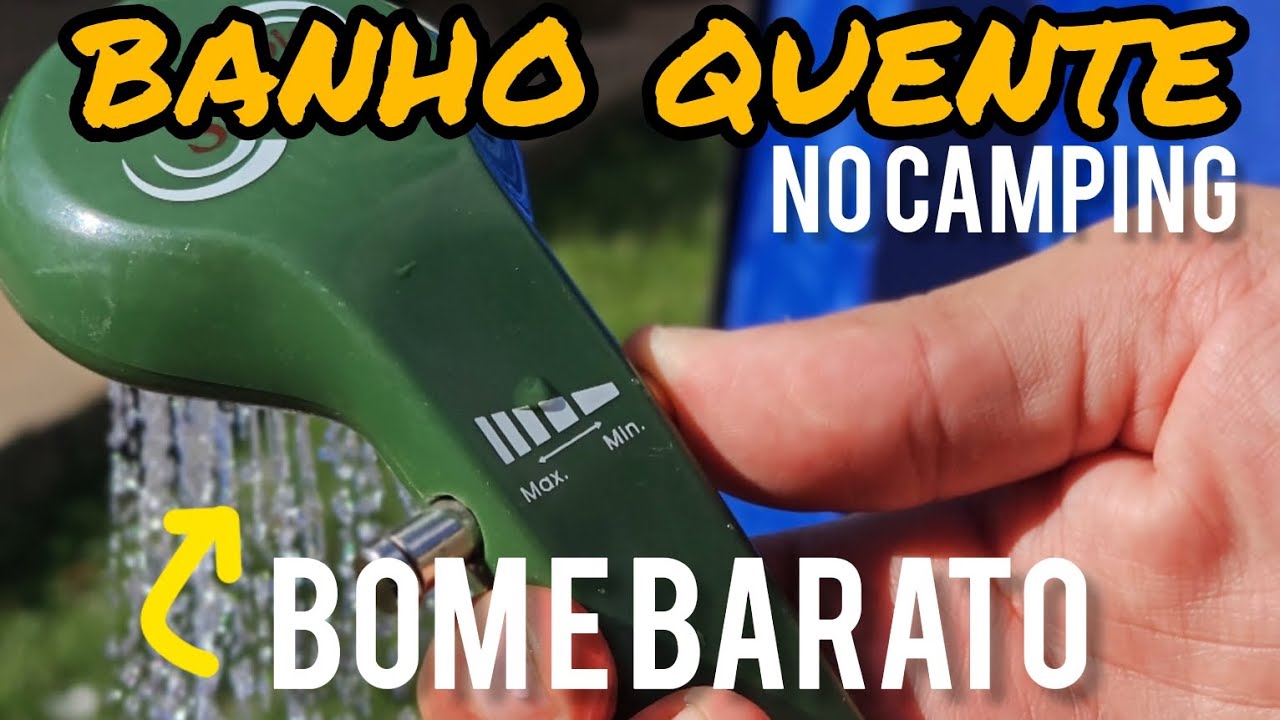 BANHO QUENTE NO ACAMPAMENTO | CAMPING | BOM E BARATO