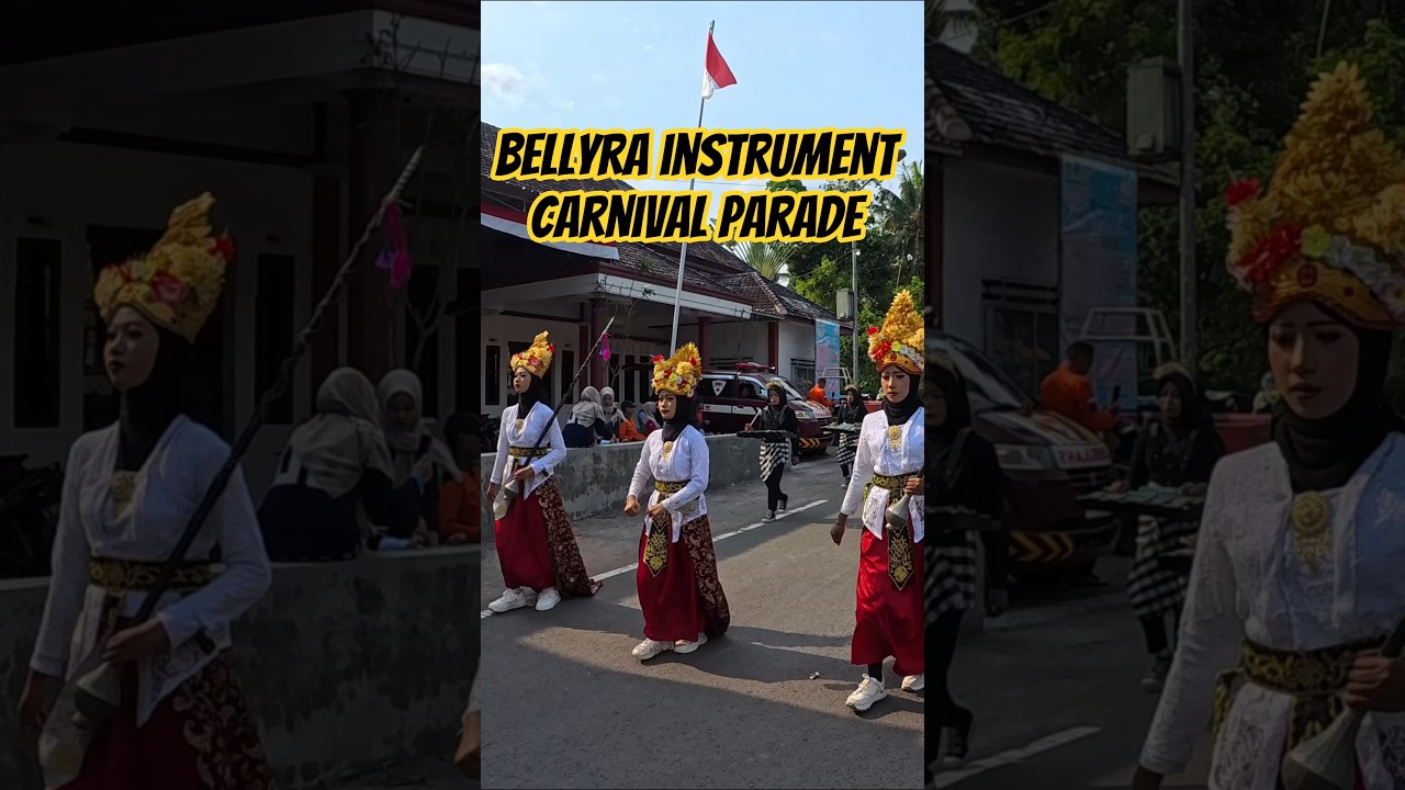 The Bellyra Drumband team with traditional costume #parade #shorts #carnival
