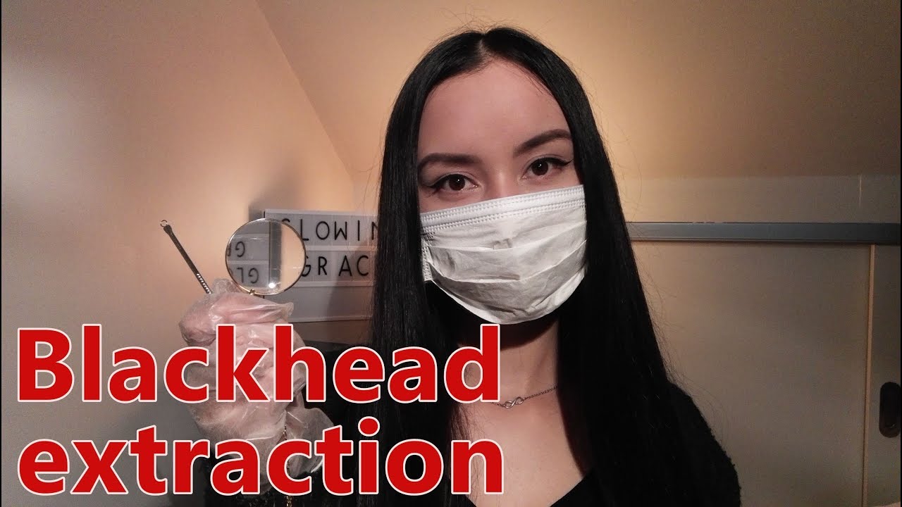 Blackhead extraction Roleplay (Soft spoken) 👃