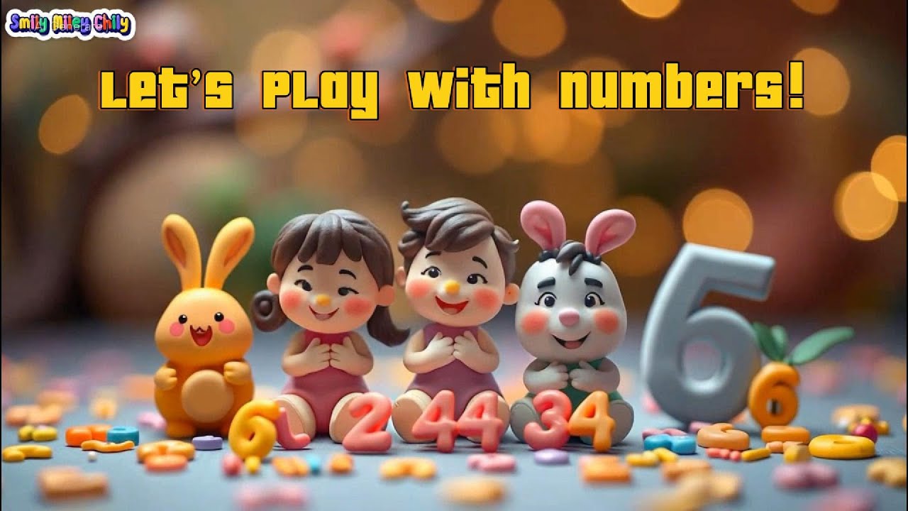🔢🎶😊 Let’s Play with Numbers! – Fun Counting Song for Kids | Smily Miley Chily 🌈💛