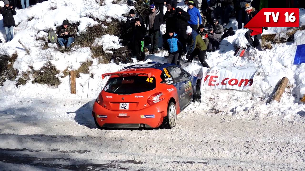 Monte-Carlo 2016 - Crash et glisse dans l'ES5 - TV16