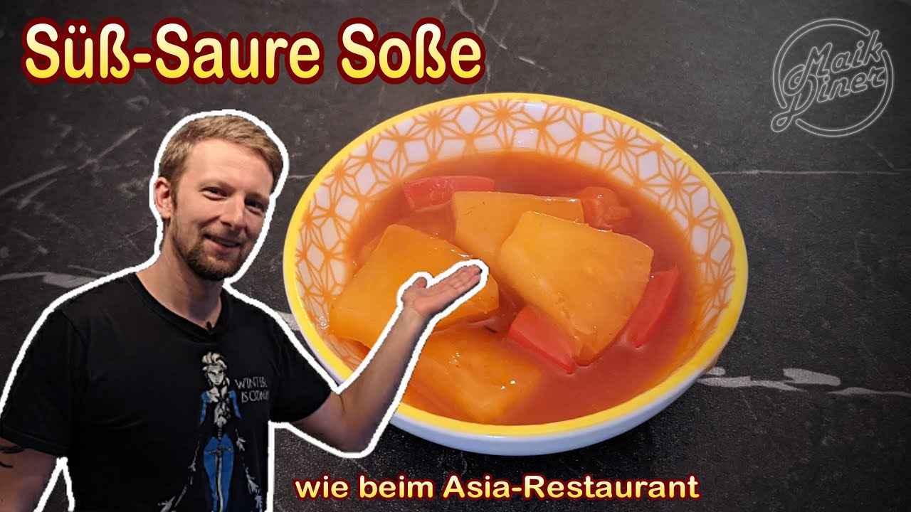 Süß--Saure Soße wie aus dem Asia Restaurant - so einfach und schnell geht es!