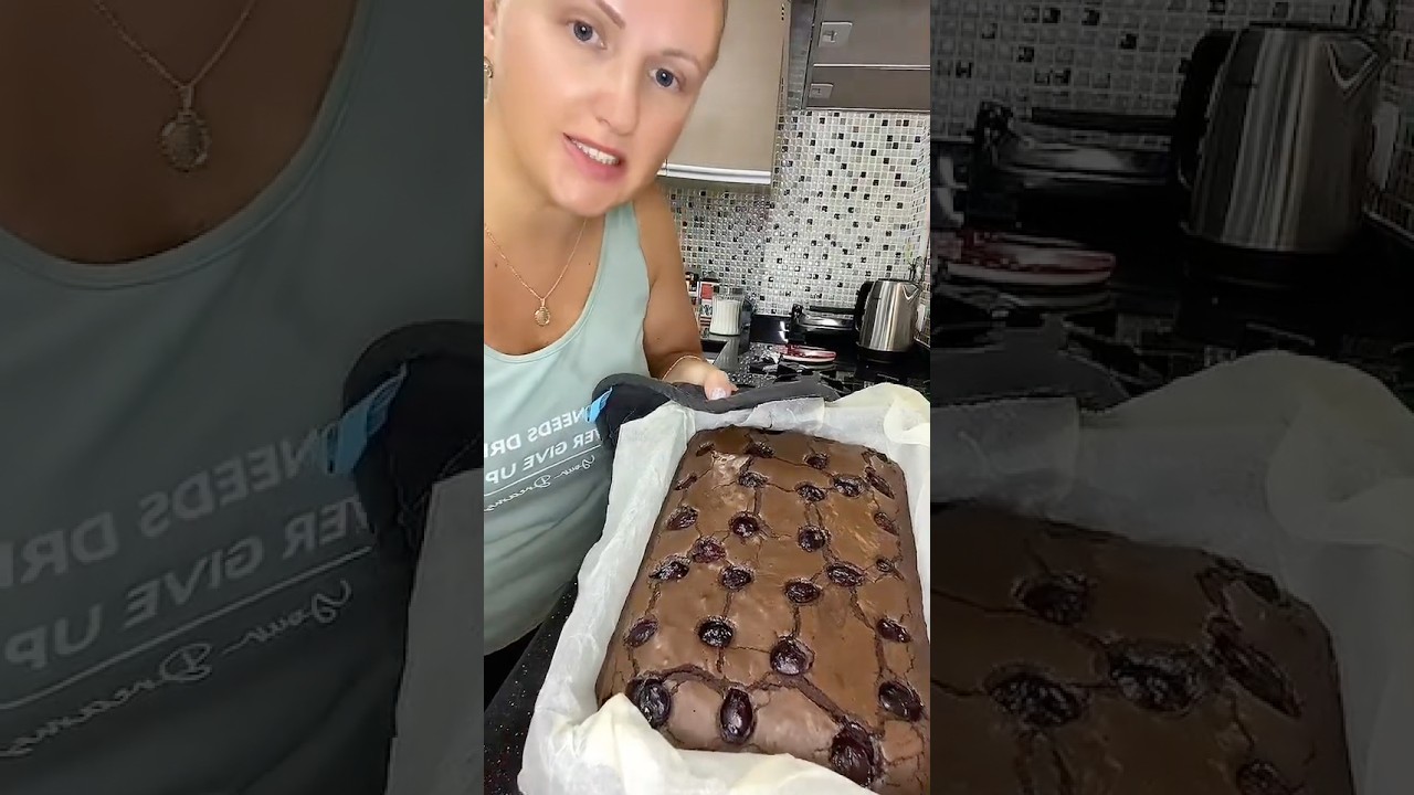 Yoğun &Ccedil;ikolatalı Brownie &ndash; Очень шоколадный десерт &ndash; Брауни! 🍫🔥#food  #recipe #cooking #shorts