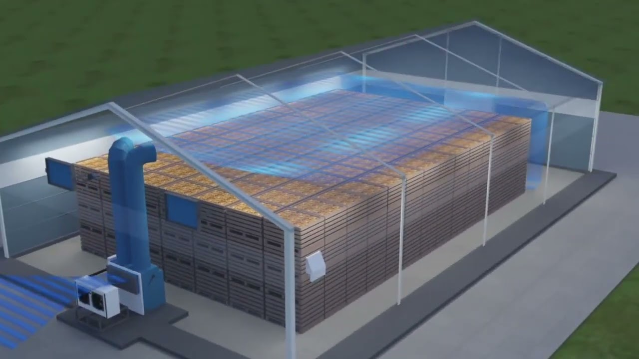 Potato Cold Store Walkthrough 3D  Animation Video || Satra Productions Advertising Agency