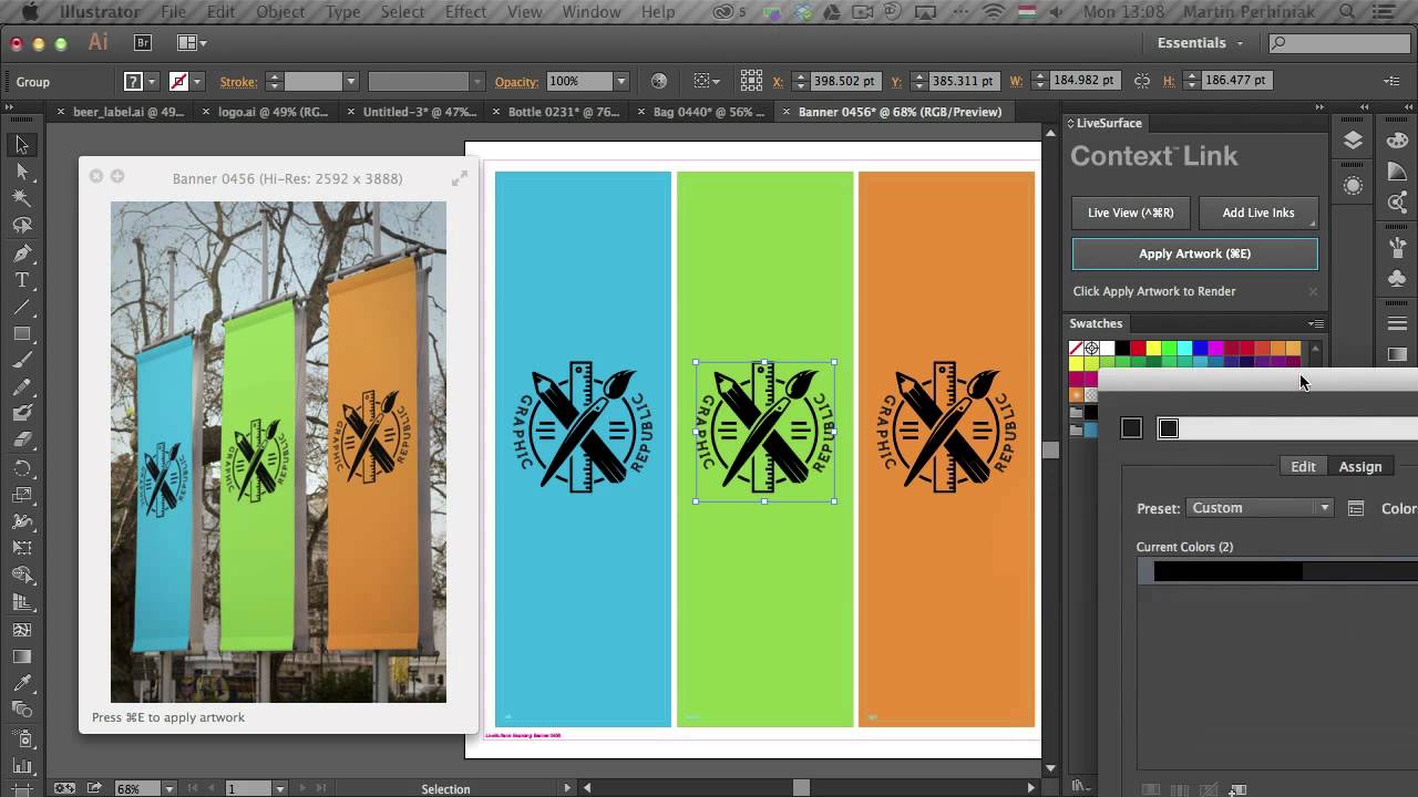 LiveSurface Context: Visualizing Your Illustrator Designs