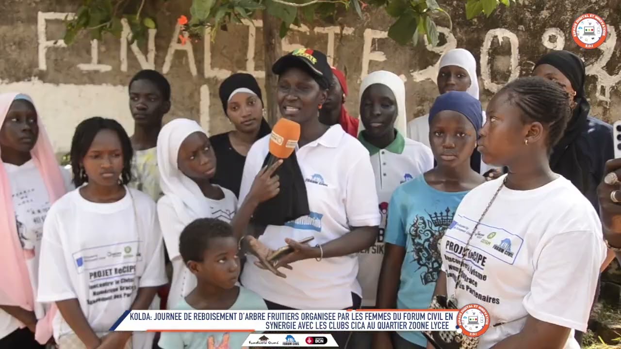 KOLDA: JOURNEE DE REBOISEMENT D’ARBRE FRUITIERS ORGANISEE PAR LES FEMMES DU FORUM CIVIL EN SYNERGIE