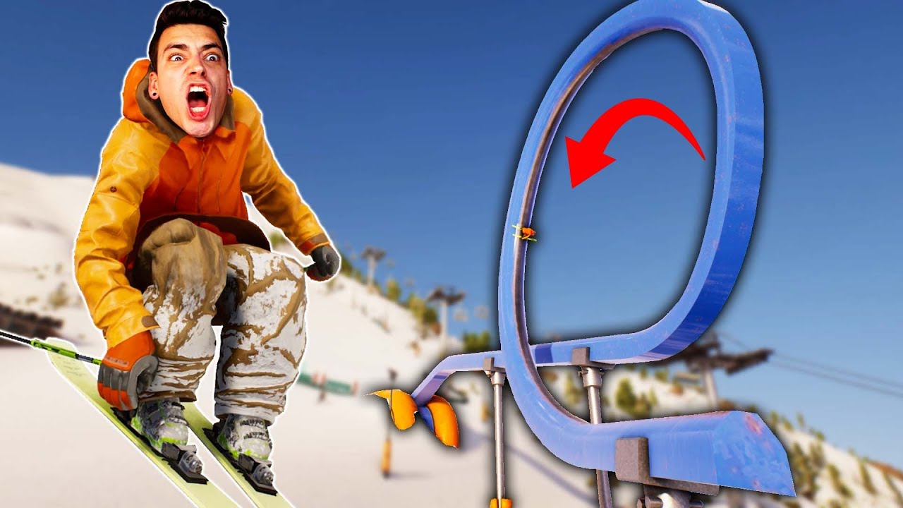 GRINDING AN INSANE LOOP RAIL! (Riders Republic)