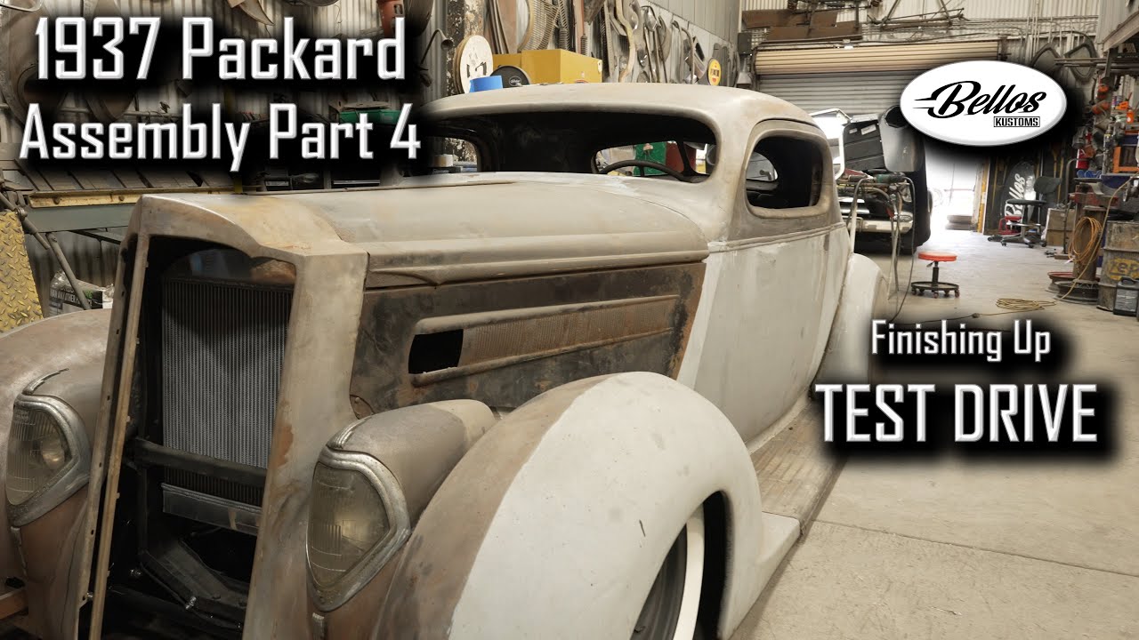 1937 Packard Assembly - Part 4 with Test Drive