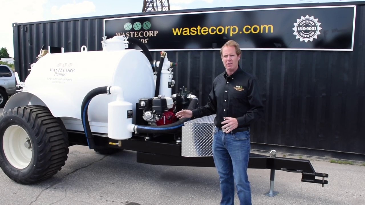 Off Road Vacuum Pump Tank Trailer