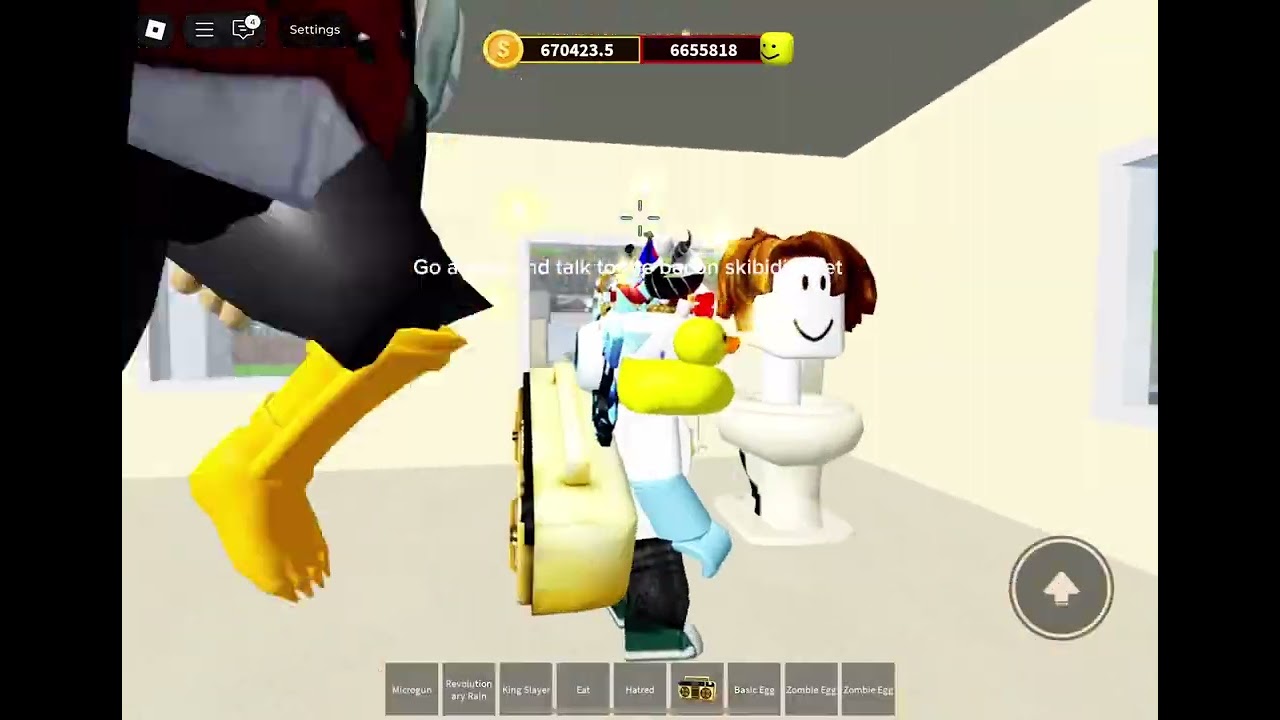 (APRIL FOOLS) How to get secret badge 3 in shoot and eat noobs!!