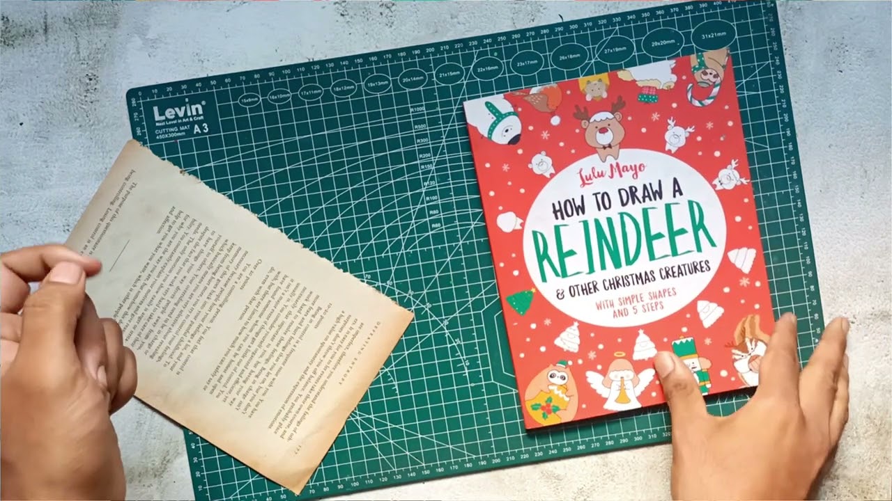 🦌🎄 Flip Through | How to Draw a Reindeer by Lulu Mayo | Festive Fun in Every Stroke! 🖊️✨