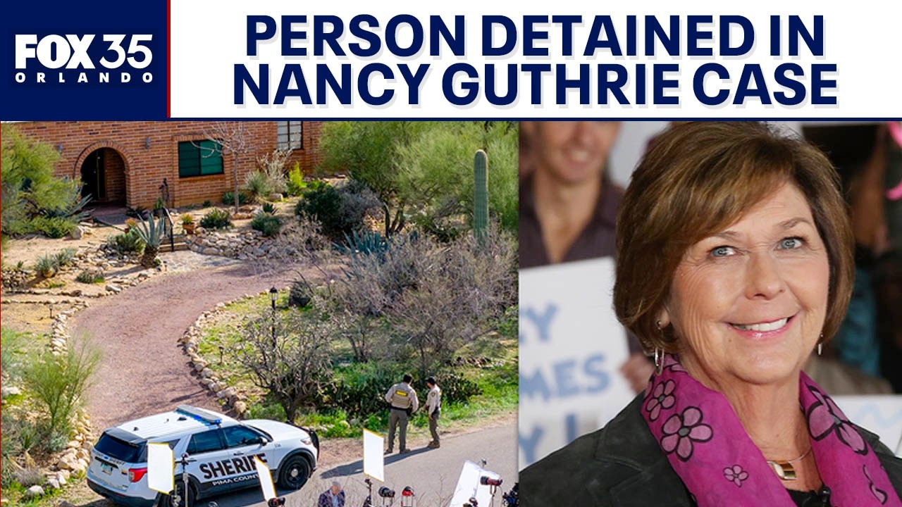 Person detained in search for Nancy Guthrie, as FBI releases new video