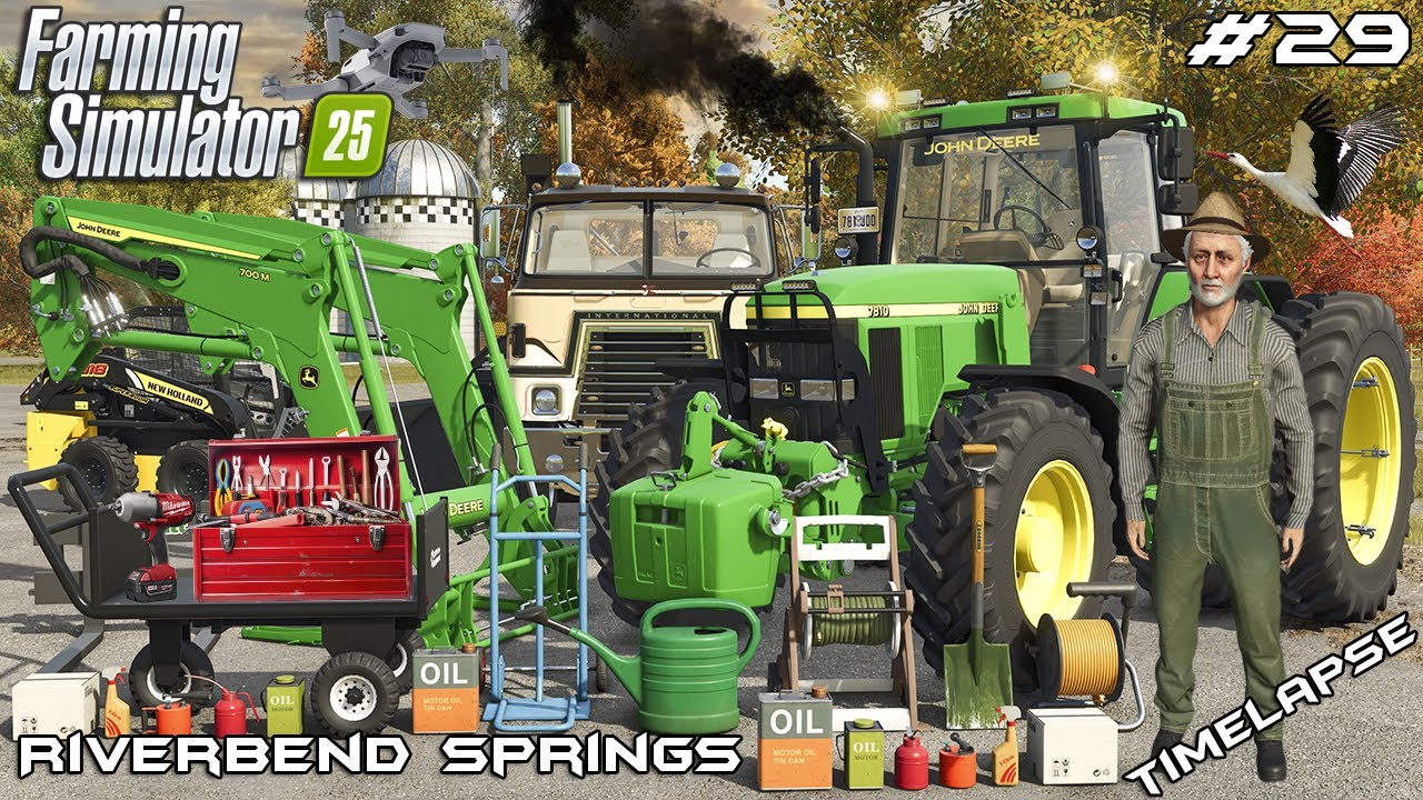 ПОКУПКА JOHN DEERE 7810 ДЛЯ ФЕРМЫ | Животные на Ривербенде | Farming Simulator 25 | Эпизод 29