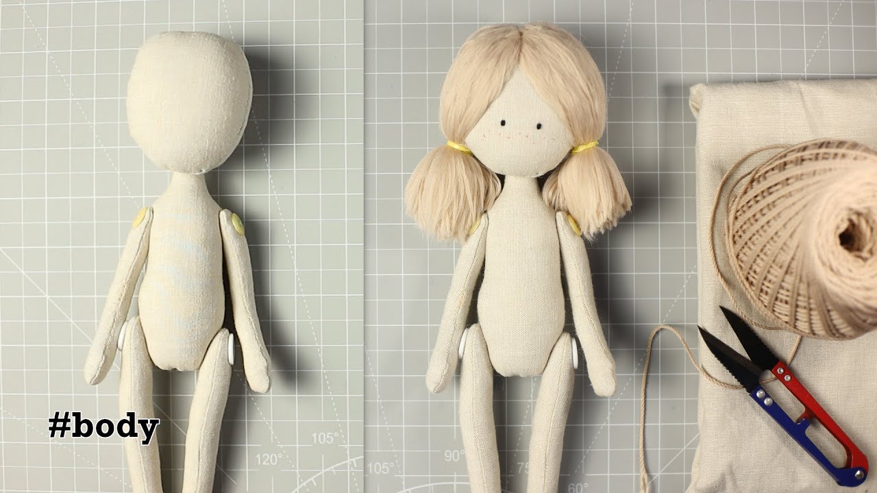 How to Make Nana Doll : Body #handmadedoll