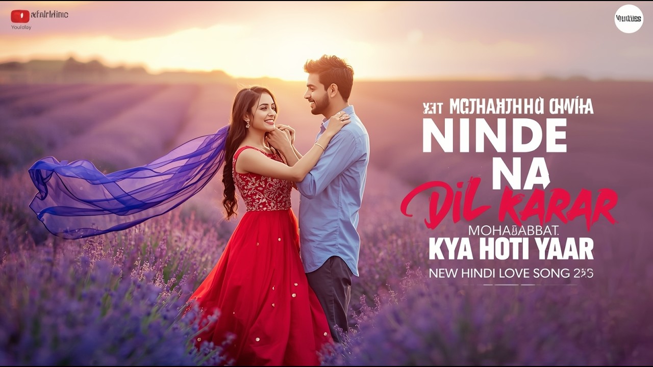 Aankhon Mein Neend Na 😍 | Soulful Bollywood Love Melody | New Song 2025