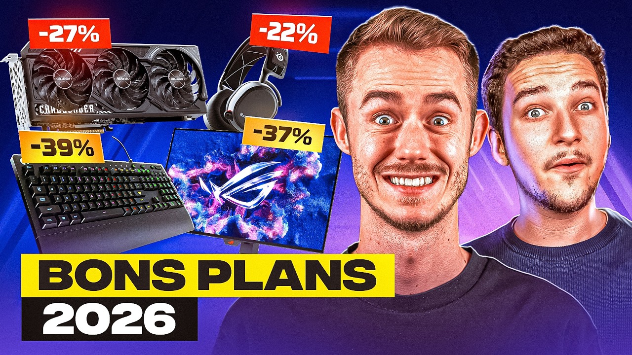 C'est LES SOLDES ! BONS PLANS PC GAMER & HARDWARE 2026