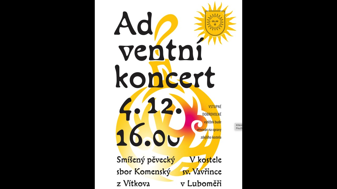 Adventní koncert SPS Komenský Vítkov 4.12.2022 - Luboměř