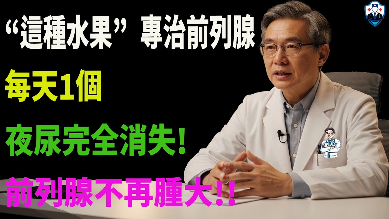 夜尿多、尿不盡？前列腺最怕這 4 個壞習慣！每天吃 1 物，把「生命腺」養回來。