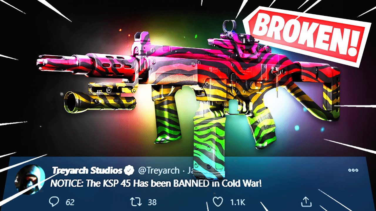 they BANNED the KSP 45.. too OVERPOWERED! (Best KSP 45 Class Setup) - Cold War