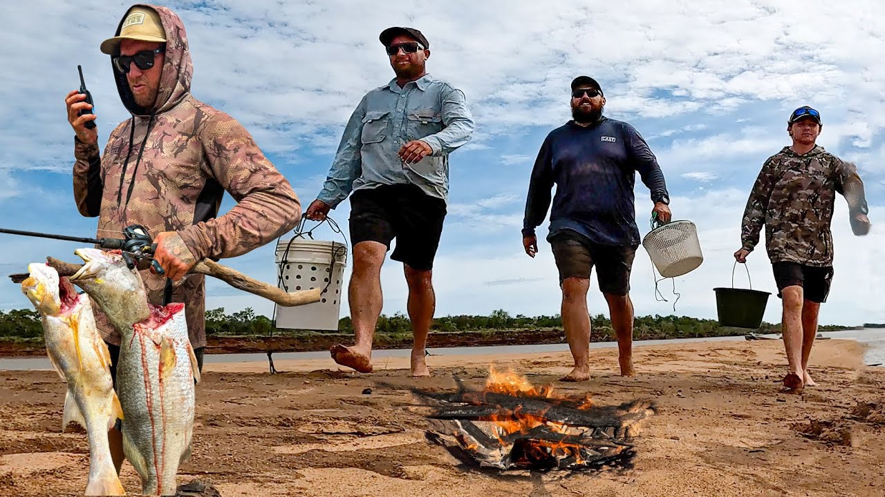 LOS PANAS – Una acampada Alucinante, con Cocina y Pesca