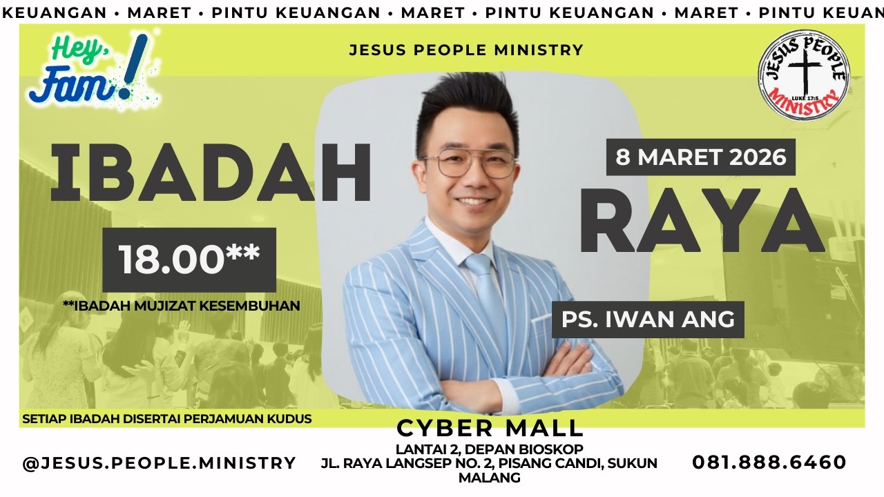 Rerun-Jesus People Ministry Ibadah jam 10.00 (8 Maret 2026)