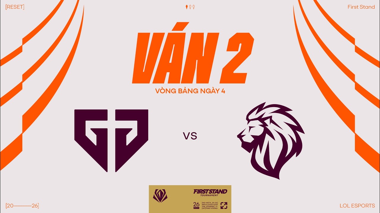 GEN vs LYON | Ván 2 | Vòng Bảng - First Stand 2026