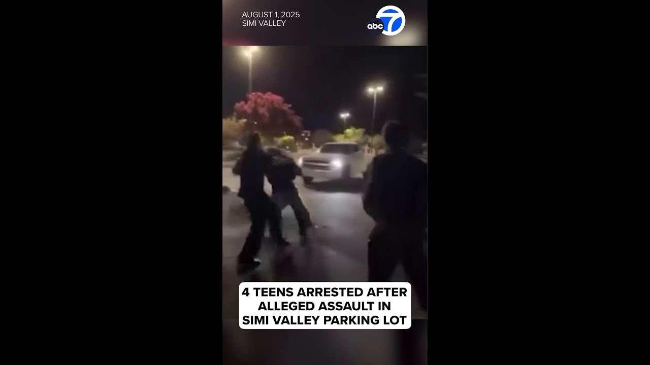 Simi Valley police arrest 4 teens after alleged assault in parking lot