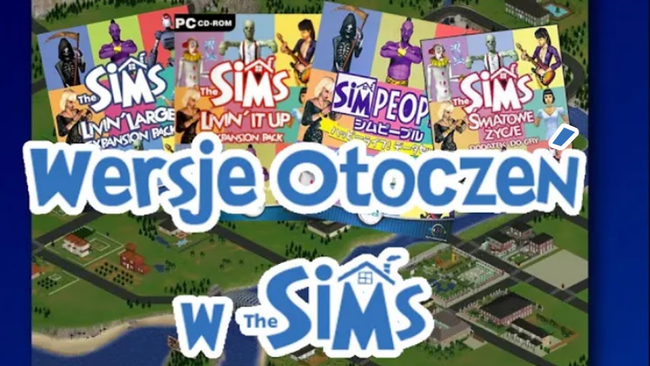 Różnice w wyglądzie otoczeń i czym jest SimPeople? | The Sims 1