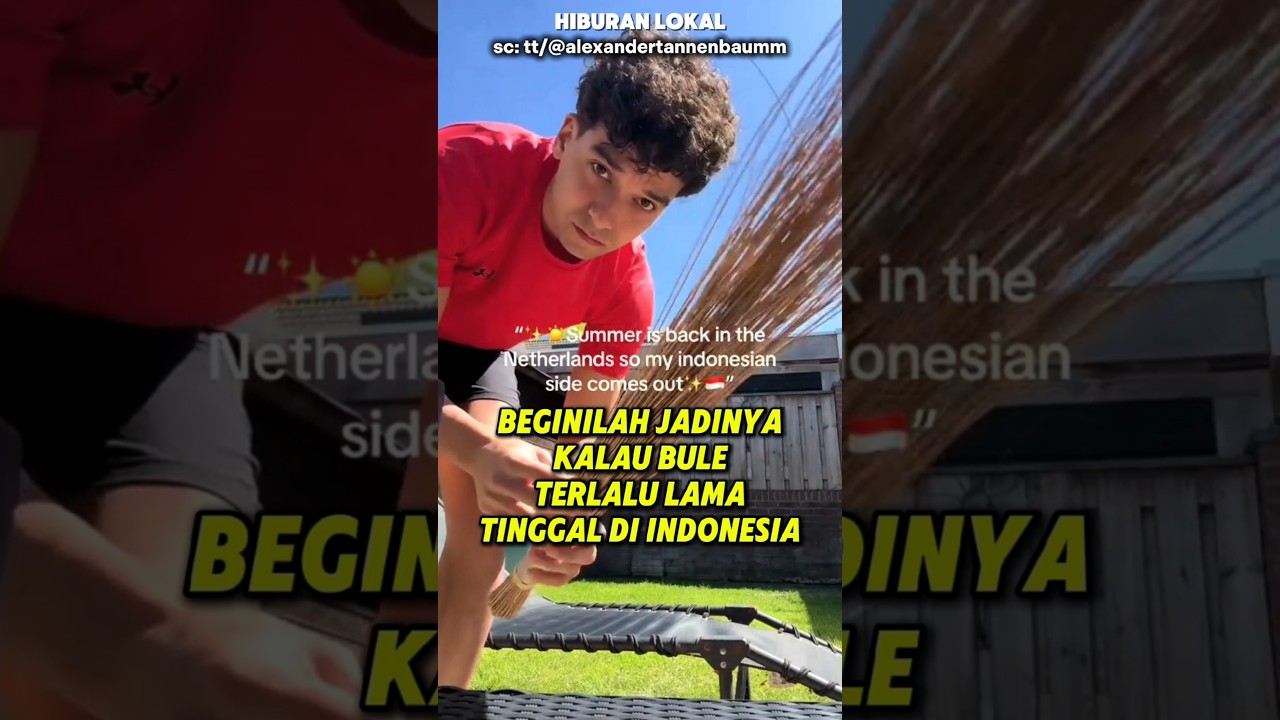 Beginilah Jadinya Kalau Bule Terlalu Lama Tinggal di Indonesia #reaksibule #bule #shorts