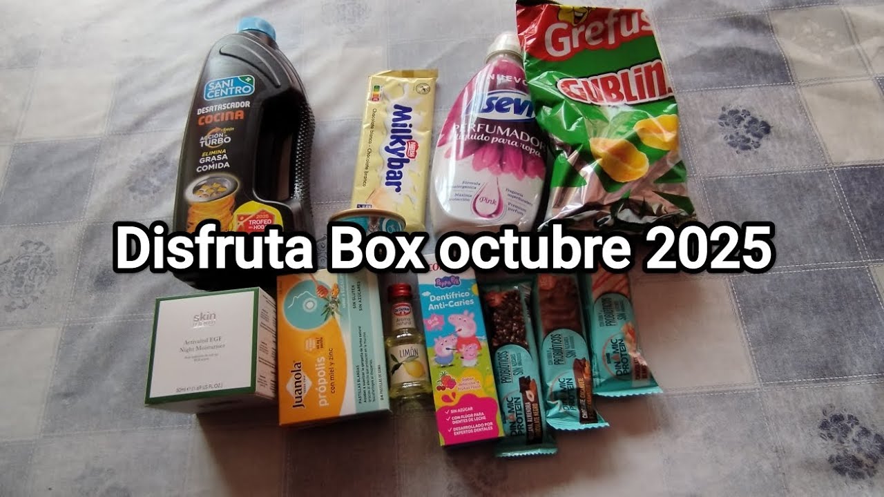 Disfrutabox octubre 2025+enlace 12,95€