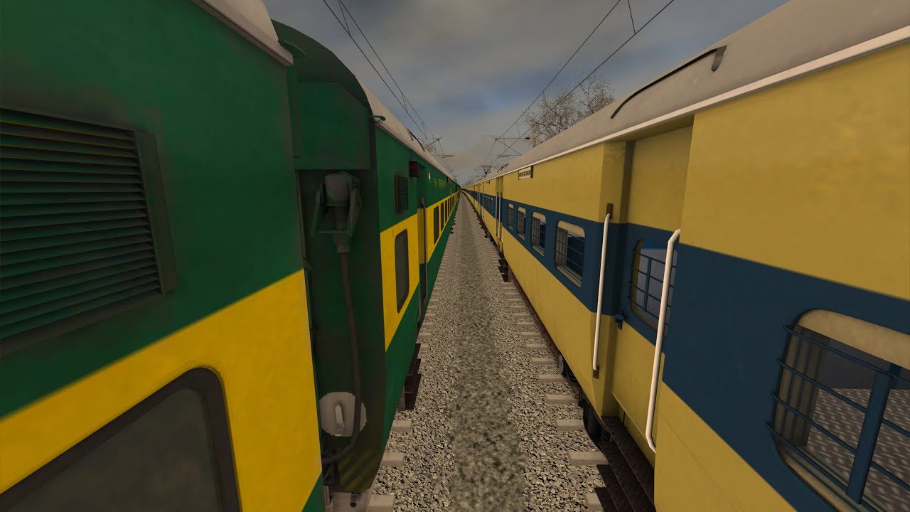 TRAIN RACE  PART 3 - 22405 - BHAGALPUR ANANDVIHAR GARIB RATH EXPRESS RAILWAY JOURNEY