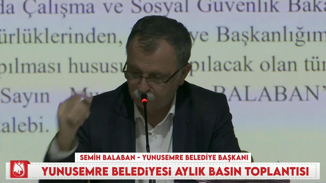 Yunusemre Belediyesi Eylül Ayı Meclis Toplantısı