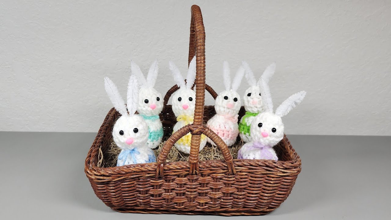 Bunny Easter Egg Cover/Easy Crochet Bunny Egg Covers/Bunny Egg Covers for Spring or Easter
