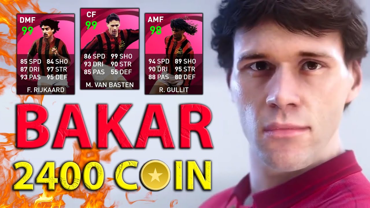 BAKAR 2400 COIN DI ICONIC MOMENT AC MILAN | M. VAN BASTEN, RIJKAARD DAN R. GULLIT!