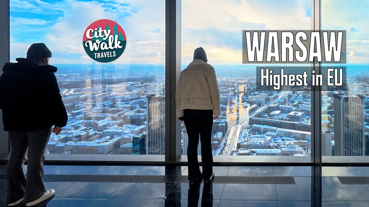 Highline Warsaw (Varso Tower) 230m | 360° Winter Observation Deck (No Narration)