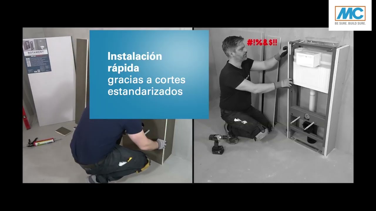 Instalación de WC Set para inodoro suspendido MC
