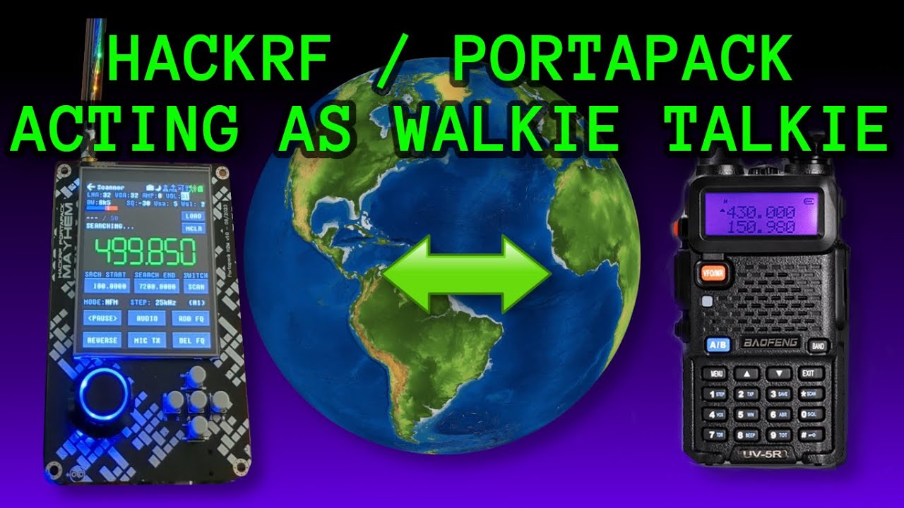 📞 HackRF / Portapack H2 Walkie Talkie: Microphone App