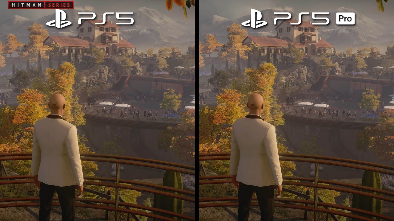 HITMAN World of Assassination - Quick Graphic Comparison PS5, PS5 Pro and PC.