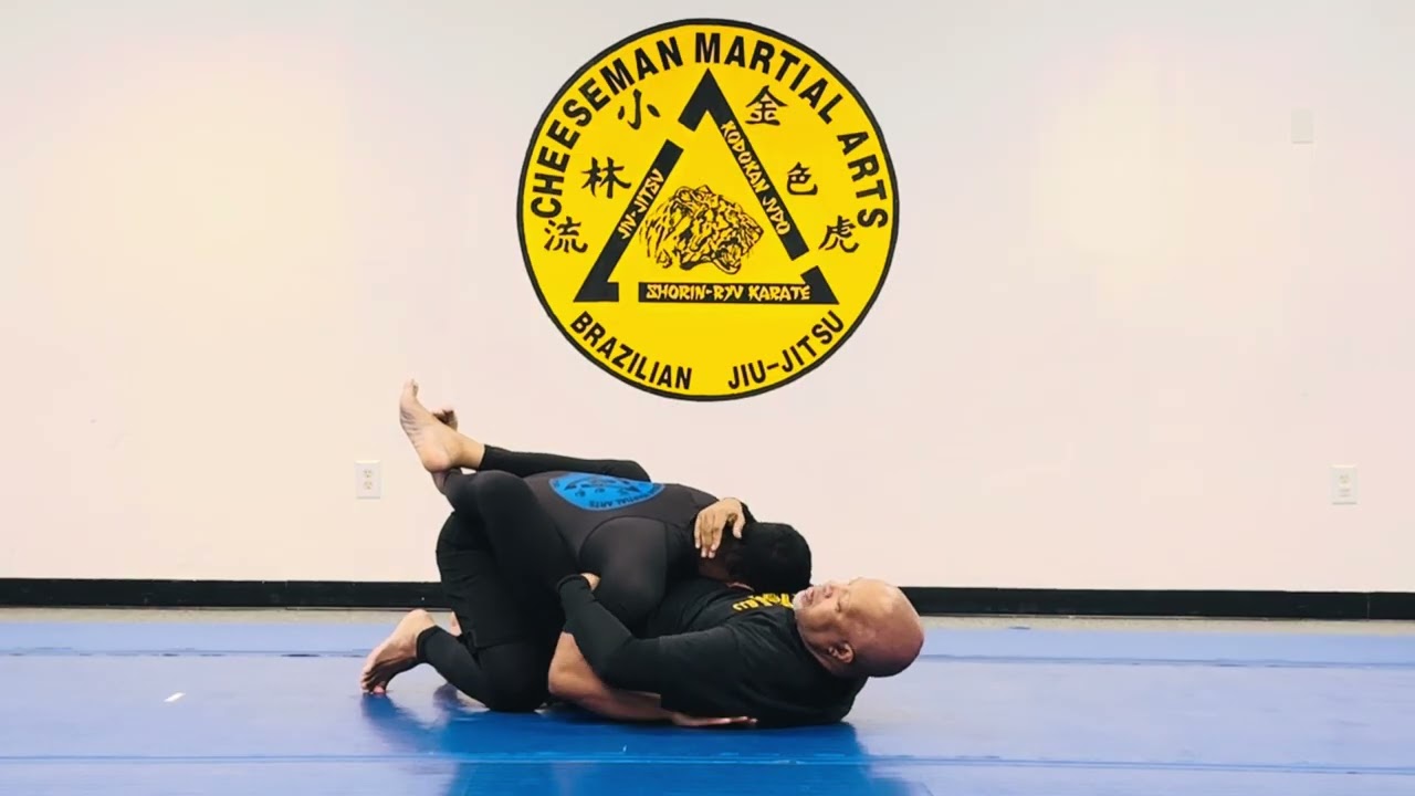 Jiu Jitsu Self Defense Blue Belt-Purple Belt Stripe 2 13. Kimura Forced Variation #kimura