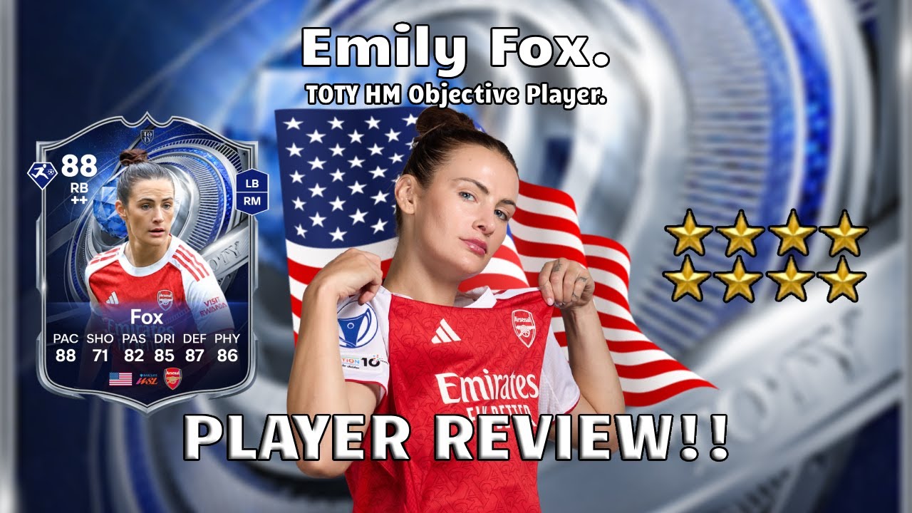 🔵🧱 88 Rated Emily Fox Player Review! TOTY HM Objective Player!🔵🧱. FC 26 Ultimate Team.